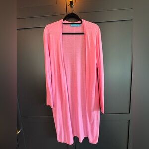 Tori Richard Pink Cardigan